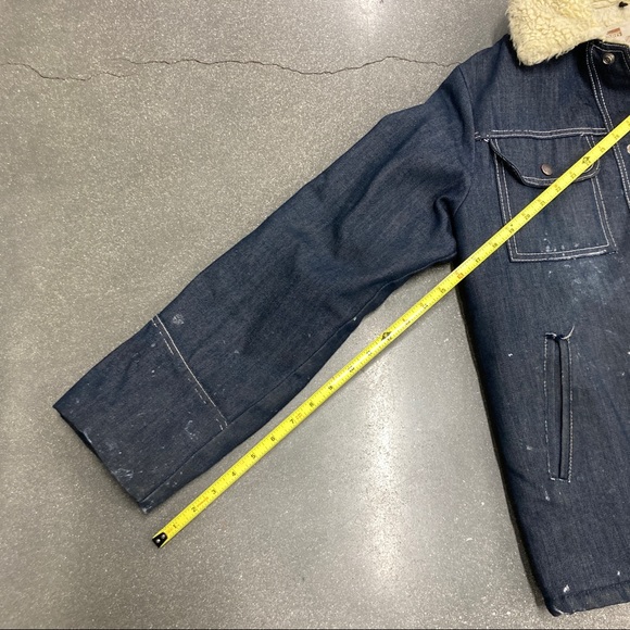 Montgomery Ward Denim Wool Jacket - Picture 7 of 11